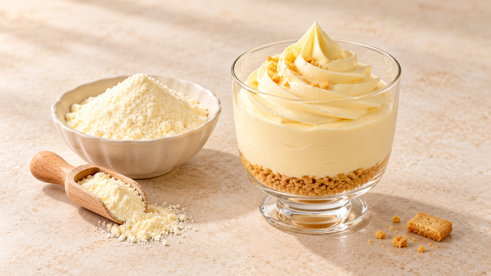 Charlotte Powder Cheese (Mousse Premix) for commercial food production
